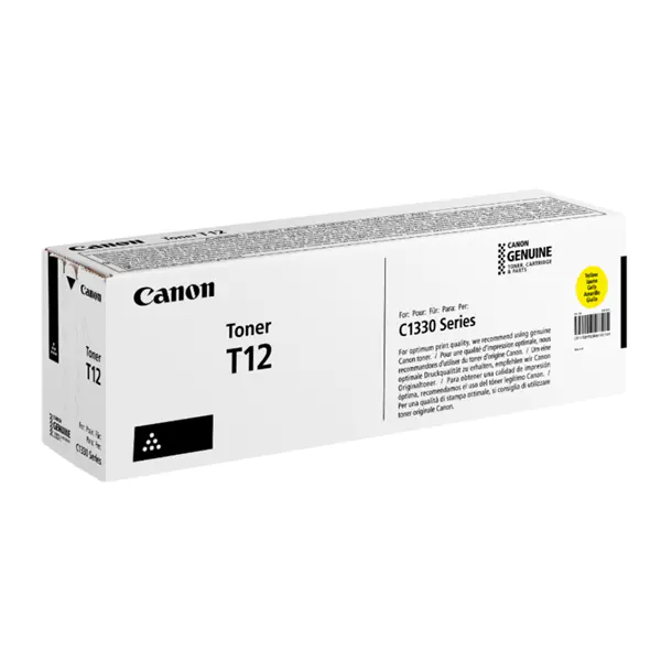 ⁨Canon Original Toner Cartridge T12, yellow, 5300s, 5095C006, Canon i-SENSYS X C1333, O⁩ at Wasserman.eu