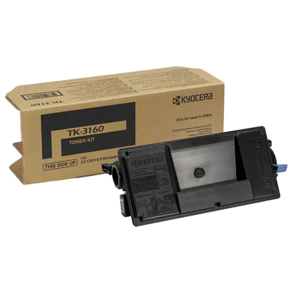 ⁨Kyocera oryginalny toner TK-3160, black, 12500s, 1T02T90NL0, Kyocera ECOSYS P3045dn, ECOSYS P3050dn, ECOSYS P3055dn, O⁩ w sklepie Wasserman.eu
