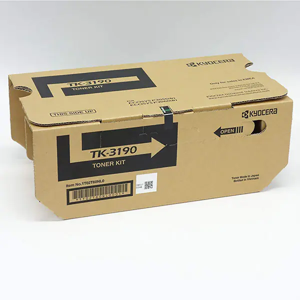 ⁨Kyocera Original Toner Cartridge TK-3190, black, 25000s, 1T02T60NL0, Kyocera ECOSYS P3055dn, P3060dn, O⁩ at Wasserman.eu