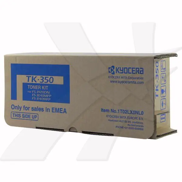 ⁨Kyocera oryginalny toner TK350, 1T02LX0NL0, 1T02LX0NLC, 1T02LX0NLS, black, 15000s, zawiera pojemnik na odpady⁩ w sklepie Wasserman.eu