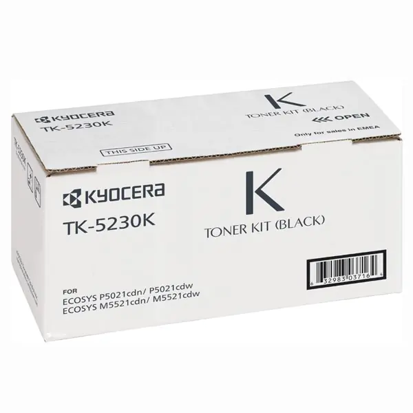 ⁨Kyocera Original Toner Cartridge TK-5230K, black, 2600s, 1T02R90NL0, Kyocera M5521cdn,M5521cdw, P5021cd,P5021cdw, O⁩ at Wasserman.eu