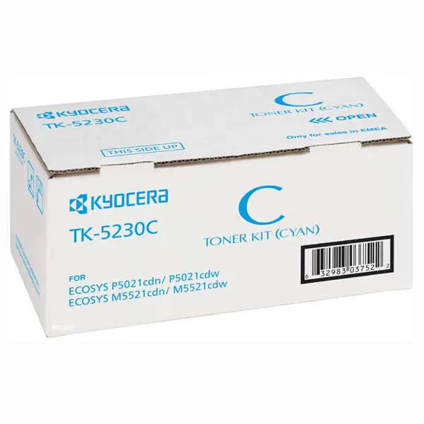 ⁨Kyocera oryginalny toner TK-5230C, 1T02R9CNL0, cyan, 2200s⁩ w sklepie Wasserman.eu