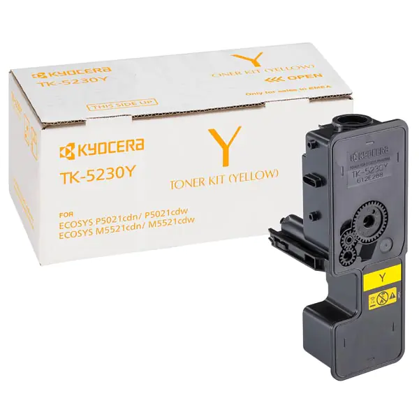 ⁨Kyocera oryginalny toner TK-5230Y, 1T02R9ANL0, yellow, 2200s⁩ w sklepie Wasserman.eu