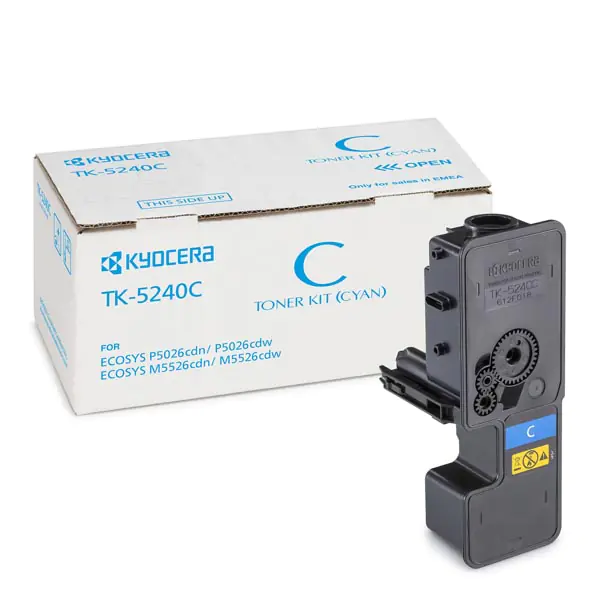 ⁨Kyocera oryginalny toner TK-5240C, cyan, 3000s, 1T02R7CNL0, Kyocera M5526cdn, M5526cdw, P5026cdn,P5026cdw, O⁩ w sklepie Wasserman.eu