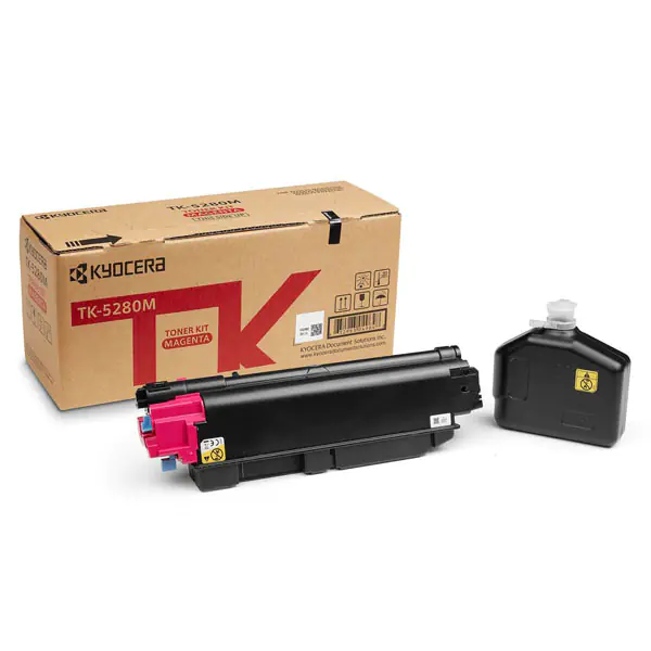 ⁨Kyocera oryginalny toner TK-5280M, 1T02TWBNL0, magenta, 11000s, zawiera pojemnik na odpady⁩ w sklepie Wasserman.eu
