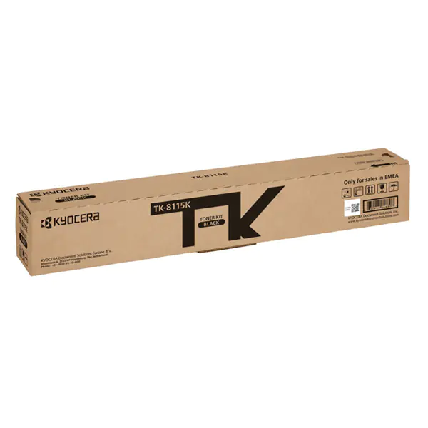 ⁨Kyocera Original Toner Cartridge 1T02P30NL0, black, 12000s, TK-8115K, Kyocera ECOSYS M8124cidn, M8130cidn, O⁩ at Wasserman.eu