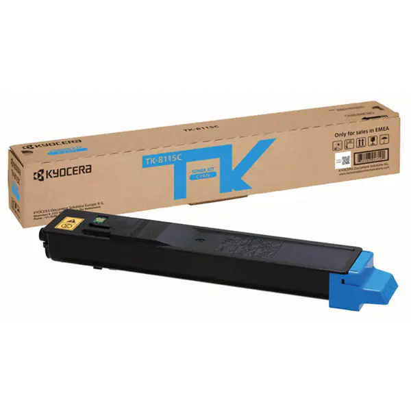 ⁨Kyocera Original Toner Cartridge 1T02P3CNL0, cyan, 6000s, TK-8115C, Kyocera ECOSYS M8124cidn, M8130cidn, O⁩ at Wasserman.eu