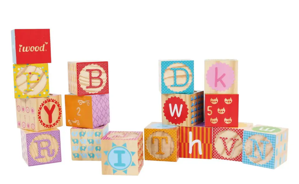 iWood Wooden Stamping Bl ocks Alphabet at Wasserman.eu