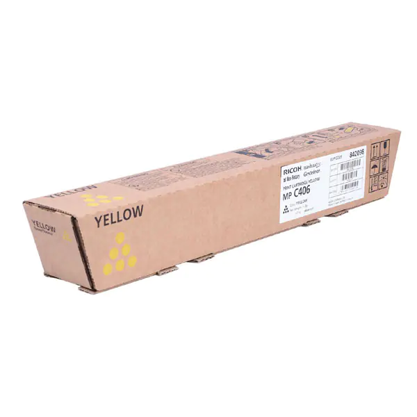 ⁨Ricoh oryginalny toner 842098, yellow, 6000s, Ricoh Aficio MP C306, MP C307, MP C406, O⁩ w sklepie Wasserman.eu