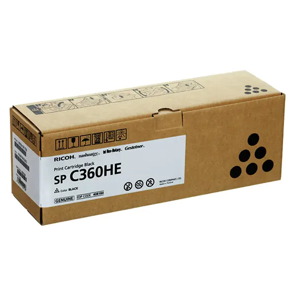 ⁨Ricoh Original Toner Cartridge 408184, black, 7000s, Ricoh SP C360DNw, O⁩ at Wasserman.eu