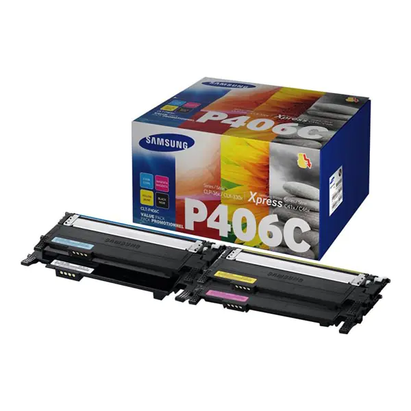 ⁨HP oryginalny toner SU375A, CLT-P406C, P406C, CMYK, 1500, 3*1000s, 4 pack⁩ w sklepie Wasserman.eu