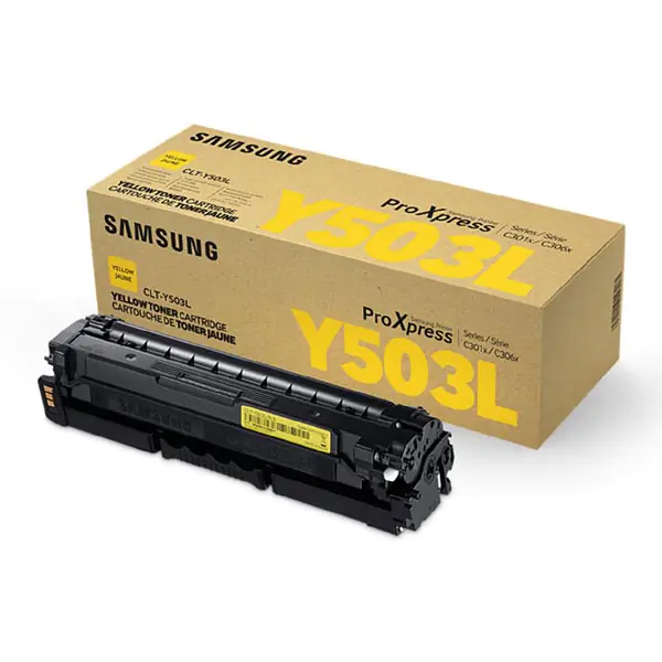 ⁨Samsung CLT-Y503L H-Yield Yellow Toner⁩ at Wasserman.eu