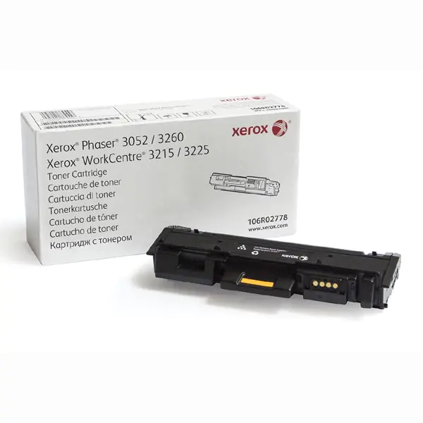 ⁨Xerox oryginalny toner 106R02778, black, 3000s, Xerox Phaser 3052,3260, WorkCentre 3215,3225, O⁩ w sklepie Wasserman.eu