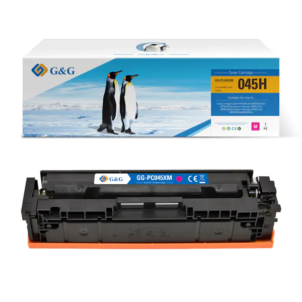 ⁨G&G kompatybilny toner z Canon 045HM, NT-PC045XM, magenta, 2200s⁩ w sklepie Wasserman.eu