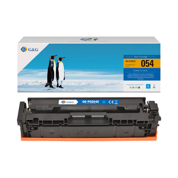⁨G&G kompatybilny toner z Canon 054C, NT-PC054C, cyan, 1200s⁩ w sklepie Wasserman.eu