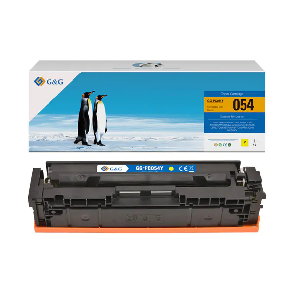 ⁨G&G kompatybilny toner z Canon 054Y, NT-PC054Y, yellow, 1200s⁩ w sklepie Wasserman.eu