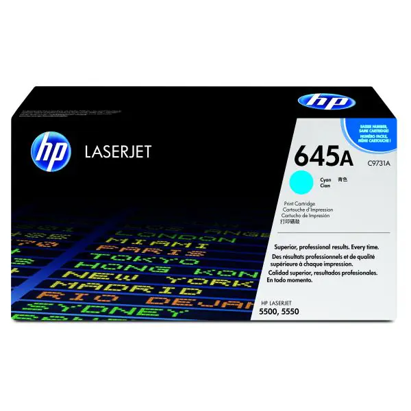 ⁨HP Original Toner Cartridge C9731A, cyan, 12000s, HP 645A, HP Color LaserJet 5500, N, DN, HDN, DTN, O⁩ at Wasserman.eu