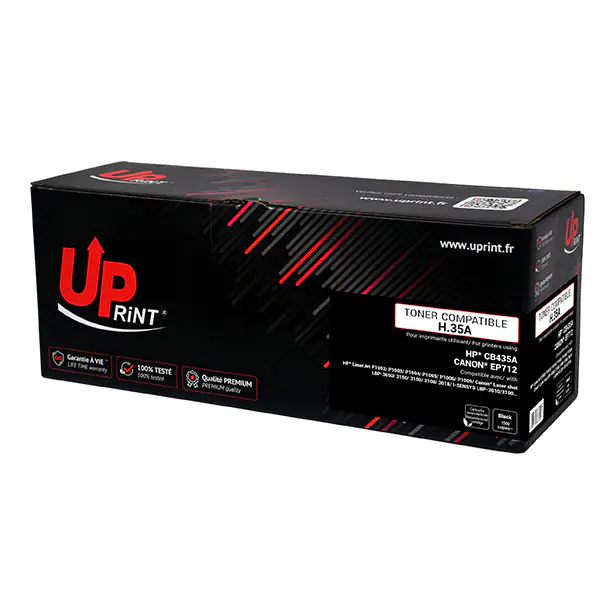 ⁨UPrint compatible toner cartridge with CB435A, black, 1500s, for HP LaserJet P1005, 1006, UPrint⁩ at Wasserman.eu