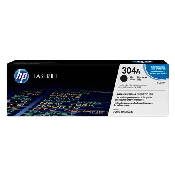 ⁨HP oryginalny toner CC530A, black, 3500s, HP 304A, HP Color LaserJet CP2025, CM2320, O⁩ w sklepie Wasserman.eu