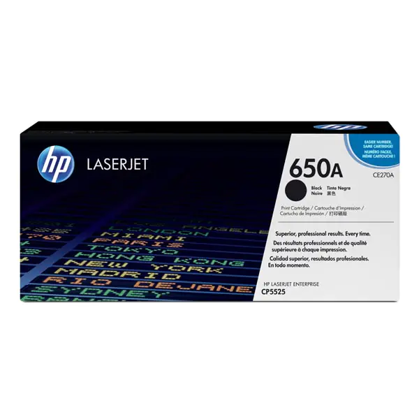 ⁨Laser Toner cartridge HP Color LaserJet Black CE270A⁩ at Wasserman.eu