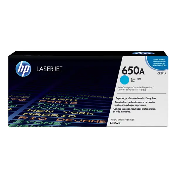⁨HP oryginalny toner CE271A, HP 650A, cyan, 15000s⁩ w sklepie Wasserman.eu