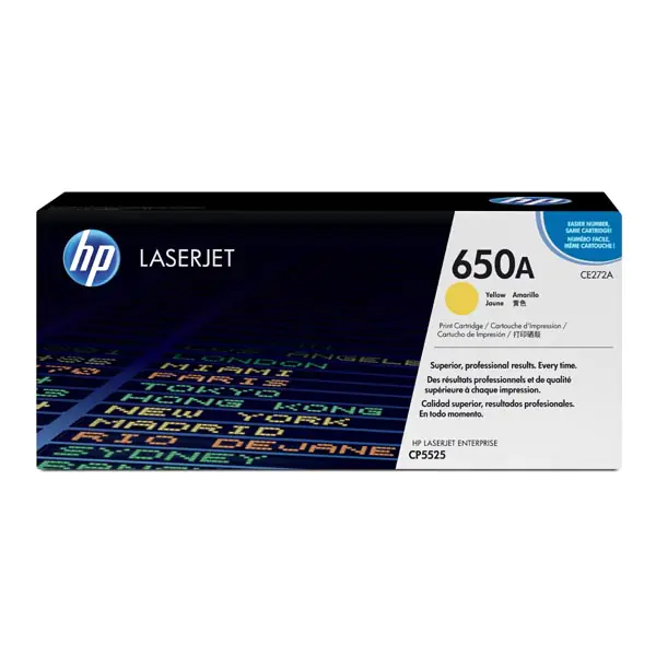 ⁨HP oryginalny toner CE272A, HP 650A, yellow, 15000s⁩ w sklepie Wasserman.eu