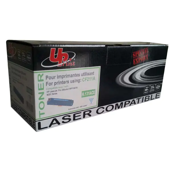 ⁨UPrint compatible toner cartridge with CF211A, CRG731, cyan, 1800s, H.131ACE, for HP LaserJet Pro 200 M276n, M276NW, UPrint⁩ at Wasserman.eu