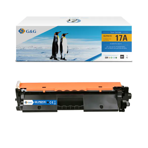 ⁨G&G kompatybilny toner z HP CF217A, NT-PH217, HP 17A, black, 1600s⁩ w sklepie Wasserman.eu