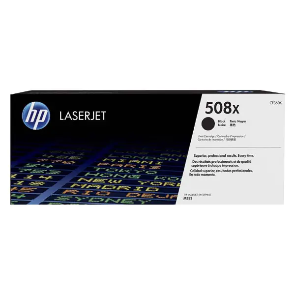 Laser Toner cartridge HP 508X Black CF360X CF360X at Wasserman.eu