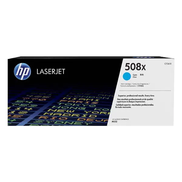 ⁨HP oryginalny toner CF361X, HP 508X, cyan, 9500s, high capacity⁩ w sklepie Wasserman.eu