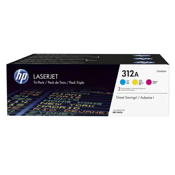 ⁨HP oryginalny toner CF440AM, HP 312A, CMY, 8100 (3x2700)s, 3 pack⁩ w sklepie Wasserman.eu