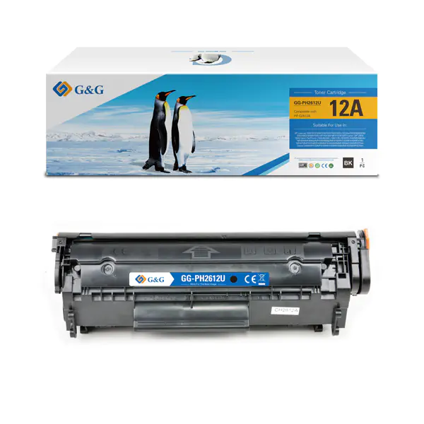 ⁨G&G kompatybilny toner z HP Q2612A, Canon CRG303, CRG104, CRG703, FX10, CRG, NT-PH2612U, HP 12A, black, 2000s⁩ w sklepie Wasserman.eu
