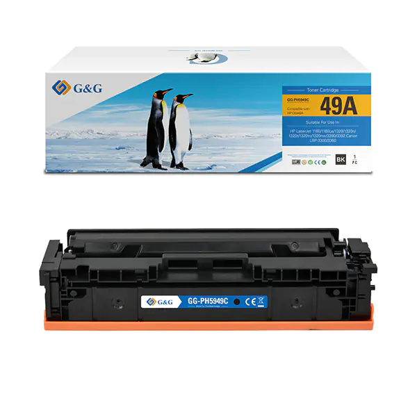 ⁨G&G kompatybilny toner z HP Q5949A, NT-PH5949C, HP 49A, black, 2500s⁩ w sklepie Wasserman.eu
