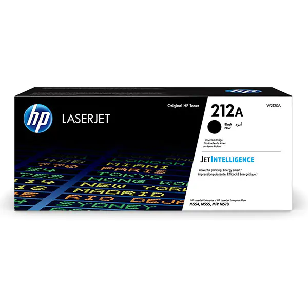 ⁨HP oryginalny toner W2120A, black, 5500s, HP 212A, HP Color LaserJet Enterprise M555dn, M555x, M554dn, O⁩ w sklepie Wasserman.eu