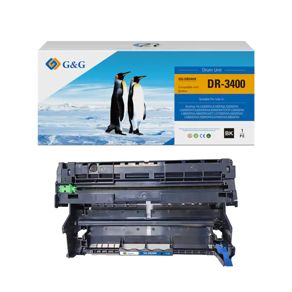 ⁨G&G kompatybilny bęben z DR3400, black, 30000s⁩ w sklepie Wasserman.eu