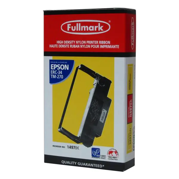 ⁨Fullmark compatible cash register tape, ERC 30, ERC 34, black, for Epson TM-270, TM-300⁩ at Wasserman.eu