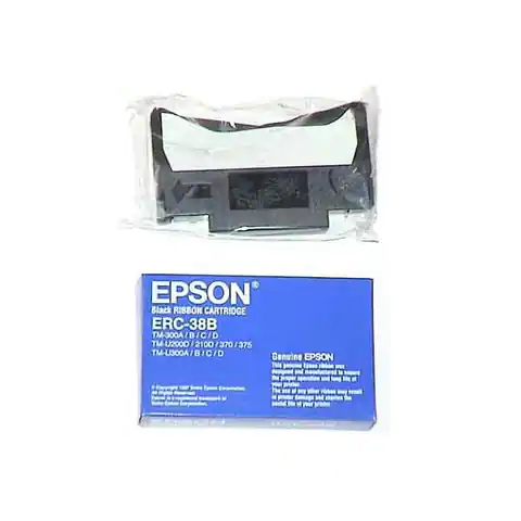 ⁨Epson tape black ERC38B | TM-U200/U210/U220/U230/U300/U375⁩ at Wasserman.eu