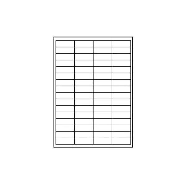 ⁨Label logo 48.5mm x 16.9mm, A4, matte, white, 68 labels, 140g/m2, packed in 10 pieces, inkjet and laser⁩ at Wasserman.eu