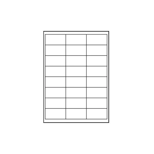 ⁨Logo label 66mm x 33.8mm, A4, matte, white, 24 labels, 140g/m2, packed in 25 pieces, for inkjet and laser printers⁩ at Wasserman.eu