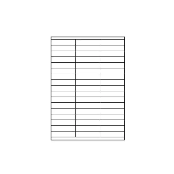 ⁨Logo labels 70mm x 16.9mm, A4, matte, white, 51 label, 140g/m2, packed in 10 pcs, for inkjet and laser printers⁩ at Wasserman.eu