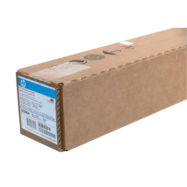 ⁨HP 610/45.7/Universal Bond Paper, Matte, 24", Q1396A, 80 g/m2, Paper, 610mmx45.7m, White, Inkjet Printer, Roll, Uni⁩ at Wasserman.eu