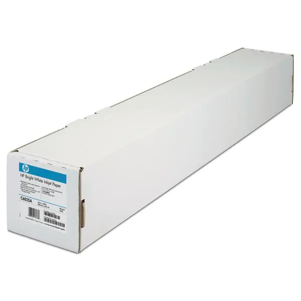 ⁨HP 914/45.7/Bright White Inkjet Paper, matte, 36", C6036A, 90 g/m2, Paper, 914mmx45.7m, white, inkjet printer, roll,⁩ at Wasserman.eu