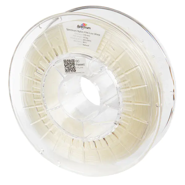 ⁨Spectrum 3D filament, PA6 Low Warp, 1,75mm, 500g, 80173, clear⁩ w sklepie Wasserman.eu