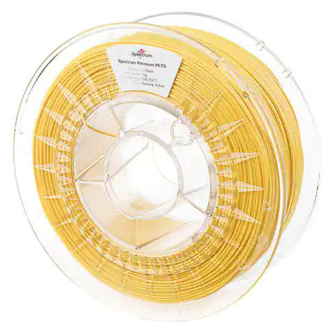 ⁨Spectrum 3D filament, Premium PET-G, 1,75mm, 1000g, 80060, Bahamas yellow⁩ at Wasserman.eu