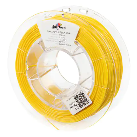 ⁨Spectrum 3D filament, S-Flex 90A, 1,75mm, 250g, 80263, bahama yellow⁩ w sklepie Wasserman.eu