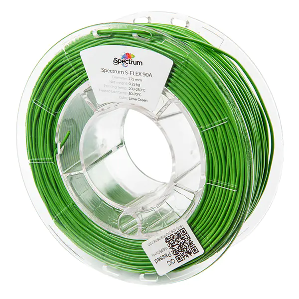 ⁨Spectrum 3D filament, S-Flex 90A, 1,75mm, 250g, 80253, lime green⁩ w sklepie Wasserman.eu