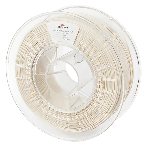 ⁨Spectrum 3D filament, Premium PLA, 1,75mm, 1000g, 80006, ivory beige⁩ at Wasserman.eu