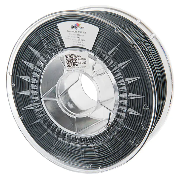 ⁨Spectrum 3D filament, ASA 275, 1,75mm, 1000g, 80301, dark grey⁩ w sklepie Wasserman.eu