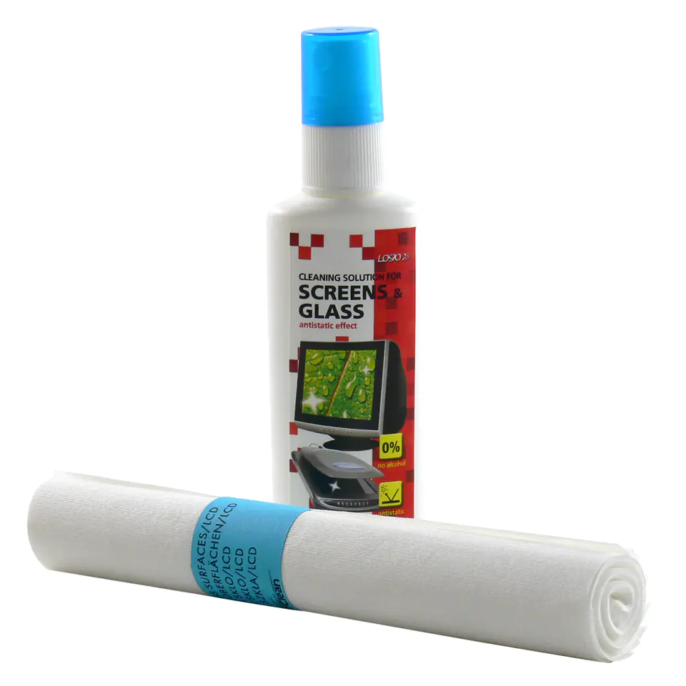 ⁨Cleaners Screen Kit, Spray 50ml, 10 napkins, Logo⁩ at Wasserman.eu