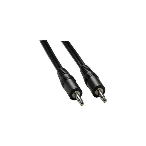 ⁨Audio Kabel Jack (3,5mm) M - Jack (3,5mm) M, 1.5m, czarny, Logo⁩ w sklepie Wasserman.eu